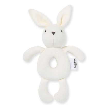 Picture of Burt's Bees Baby Unisex Infant Rattle Toy, Nursery Sensory Animal Plush Made with Organic Cotton Shell and Polyester Fill, Sweet Bear, Bunny, or Dog Stuffed Animals for Babies