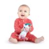 Picture of Bright Starts Unicorn Sparkle & Shine Plush Take-Along Stroller or Carrier Toy, Ages 0 Month+, Pink