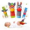 Picture of PHEZAPA Baby Toys 0-6 Months, Wrist Rattles Foot Finder Socks Set, Infant Rattle Socks and rattles Wrist, Soft Newborn Sensory Toys,Infant Wrist Rattles for Babies 0-6 Months,Baby Gifts 6-12 Months