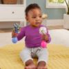 Picture of Fisher-Price Newborn Toys Rattle n Rock Maracas, 2 Soft Musical Instruments for Developmental Play Babies Ages 3+ Months, Pink & Purple