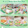 Picture of Joryuek Baby Gym & Play Mat, Tummy Time & Activity Mat Toys, Infant to Toddler Play Piano Mat, 0-12 Months (Green)