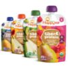 Picture of Happy Tot Organics Stage 4 Baby Food Pouches, Gluten Free, Vegan Snack, Fiber & Protein Fruit & Veggie Puree, Fruit & Veggie Variety Pack, 4 Ounce (Pack of 16)
