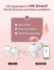 Picture of Momcozy M5 Smart APP Controlled Wearable Breast Pump, Hands-Free Wireless Electric Pump, 3 Modes 9 Suction Levels, BPA-Free, Portable Lightweight, 24mm Flange, 2-Pack Quill Gray