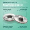 Picture of Koala Babycare The Original Silver Nursing Cups - Nipple Shields for Breastfeeding Newborn - Breastfeeding Essentials - Protect and Soothe - Tri-Laminate Silver - Standard Size
