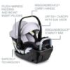 Picture of Britax Willow S Infant Car Seat with Alpine Base, ClickTight Technology, Rear Facing Car Seat with RightSize System, Glacier Onyx
