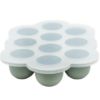 Picture of WeeSprout Silicone Baby Food Freezer Tray with Clip-on Lid - Perfect Storage Container for Homemade Baby Food, Vegetable & Fruit Purees, and Breast Milk