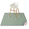 Picture of Blissful Diary Baby Splat Mat for Under High Chair, 50.4 x 50.4 Inch Wipeable Splash Mat, Waterproof and Washable, Anti-Slip Floor Protector, Sage Green