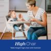 Picture of Chicco Zest LE 4-in-1 Folding High Chair, Feeding Chair, Toddler Chair and Youth Stool, Multi-Use Easy Clean High Chair, Chai/Beige