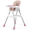 Picture of Dream On Me TableTalk 2-in-1 High Chair for Baby & Toddler - Convertible High Chair to Junior Chair, Removable Padded Seat, Dual Dishwasher-Safe Trays, Styrdy Steel Frame, Quick Folding Design - Pink