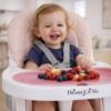 Picture of Dream On Me TableTalk 2-in-1 High Chair for Baby & Toddler - Convertible High Chair to Junior Chair, Removable Padded Seat, Dual Dishwasher-Safe Trays, Styrdy Steel Frame, Quick Folding Design - Pink