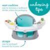 Picture of Infantino Music & Lights 3-in-1 Discovery Seat & Booster, Interactive Toddler Seat for Dining Table or Kitchen Chair, Baby Activity Center & Snack Tray, 20 Sounds & Songs, Lightweight Baby Essentials