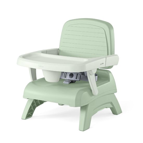 Picture of Chicco Bento Booster 3-in-1 Portable Booster Seat for Table, Feeding Seat and Toddler Chair for Babies and Toddlers, for Children up to 50 lbs., Lightweight, Compact Fold, Sage/Green