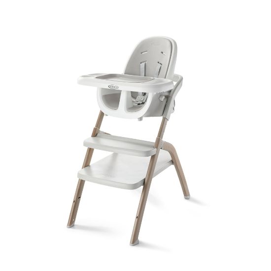 Picture of Graco EveryStep 6 in 1 High Chair, Babies and Toddlers Portable Slim High Chair with 6 Growing Stages from Infant to Toddler Seating, Convenient for Dining Time, Featured Design in Misty