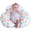 Picture of AMASKY Nursing Pillow, More Support for Mom and Baby, Removable Cotton Cover and Colorful Animal Patterns, Machine Washable, Plus Size Baby Pillow, White, Pallet of Product