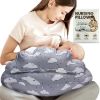 Picture of Nursing Pillow - Breastfeeding Pillows with Security Fence for Enhanced Support & Comfort - Removable Cotton Cover, Adjustable Waist Strap, Newborn Essentials Must Haves Baby Registry Search