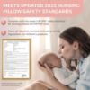 Picture of Nursing Pillow - Breastfeeding Pillows with Security Fence for Enhanced Support & Comfort - Removable Cotton Cover, Adjustable Waist Strap, Newborn Essentials Must Haves Baby Registry Search