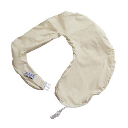 Picture of My Brest Friend Organic Cotton Deluxe Nursing Pillow Cover - Slipcovers For Baby - Adjustable Fit, Easy Care, Durable - Original Nursing Pillow Not Included, Organic Cream