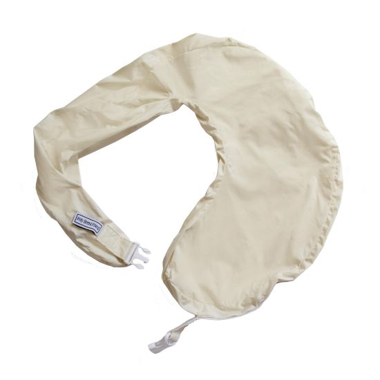 Picture of My Brest Friend Organic Cotton Deluxe Nursing Pillow Cover - Slipcovers For Baby - Adjustable Fit, Easy Care, Durable - Original Nursing Pillow Not Included, Organic Cream
