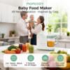 Picture of Momcozy AutoMeal Baby Food Maker - One-Step Auto Steam & Blend Food Processor, 15oz Large Cup & 6-Blade Design, Self-Cleaning, Auto 3-Stage Texture Settings for Effortless Homemade Baby Puree
