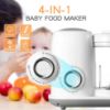 Picture of AMZBABYCHEF Baby Food Maker, 4 in 1 Baby Food Processor and Steamer, Puree Blender, Multifunctional Baby Puree Maker, Dishwasher Safe (White)