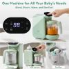 Picture of Chefhandy Baby Food Maker with Stainless Steel Steam Basket | 5-in-1 Baby Food Processor, Steamer & Blender for Homemade Baby Food, BPA-Free, 6 Reusable Pouches, Ideal for Newborns & Infants, Green