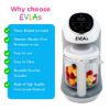 Picture of EVLA'S Baby Food Maker, Steamer, Blender, Baby Food Processor for Healthy Homemade Baby Food in Minutes, Touch Screen with 6 Reusable Food Pouches, Baby Registry Essential, White