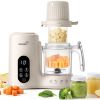 Picture of Grownsy Baby Food Maker with Dual-Layer Steam Basket | Baby Food Processor for Starting Solids & Babies 6+ Months | Steamer Blender & Puree Machine for Healthy Homemade Baby Food, BPA-Free,Cream