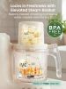 Picture of Grownsy Baby Food Maker with Dual-Layer Steam Basket | Baby Food Processor for Starting Solids & Babies 6+ Months | Steamer Blender & Puree Machine for Healthy Homemade Baby Food, BPA-Free,Cream
