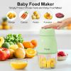 Picture of Phydge Baby Food Maker, Green Baby Food Blender, 10oz Baby Food Puree Maker, Food Processor for Baby Foods Fruit Vegetable Meat, 10-Second Quick Soft Food Prep for Baby