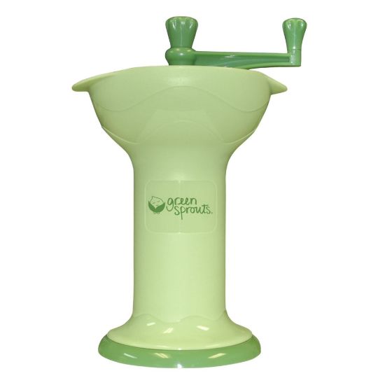 Picture of green sprouts Fresh Baby Food Mill - Easily Purees Food for Baby, Separates Seeds & Skins, Compact Size, No Batteries or Electricity Needed, Dishwasher Safe