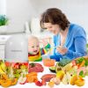 Picture of Baby Food Processor, MYAYLYGO Baby Food Maker Gift for Baby Food, Meat, Vegetable, Fruit, Baby Food Blender for Newborn Shower Gifts for Homemade Food&Purees, Medium, White, MGBFM-003WT