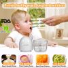 Picture of Baby Food Processor, MYAYLYGO Baby Food Maker Gift for Baby Food, Meat, Vegetable, Fruit, Baby Food Blender for Newborn Shower Gifts for Homemade Food&Purees, Medium, White, MGBFM-003WT