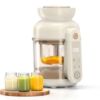 Picture of BabyNutri Auto Baby Food Maker, Glass Baby Food Mill, Baby Blender & Steamer and Puree Maker with Auto Cooking, Easy Cleaning, Touch Screen, Dishwasher Safe(12oz)