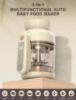 Picture of BabyNutri Auto Baby Food Maker, Glass Baby Food Mill, Baby Blender & Steamer and Puree Maker with Auto Cooking, Easy Cleaning, Touch Screen, Dishwasher Safe(12oz)