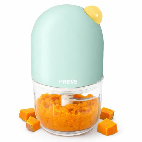Picture of Baby Food Maker, Baby Food Processor for Fruit, Vegatable, Meat, Small Food Chopper Puree Blender with 300ml Glass Bowl, Baby Essentials