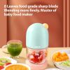 Picture of Baby Food Maker, Baby Food Processor for Fruit, Vegatable, Meat, Small Food Chopper Puree Blender with 300ml Glass Bowl, Baby Essentials