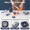 Picture of Veroline Baby Food Maker, 10-in-1 Baby Food Processor Set with 2 Glass Bowls (600ml+300ml), Baby Food Blender for Baby Puree, Fruit, Meat, Vegatable, Baby Food Storage Containers, Baby Essentials