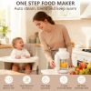 Picture of Dorfly Baby Food Maker Glass 12oz Steamer and Blender Glass Reservoir & Bowl 9 in 1 Baby Puree Maker Dishwasher Safe Food Blender, Timer, Recipe