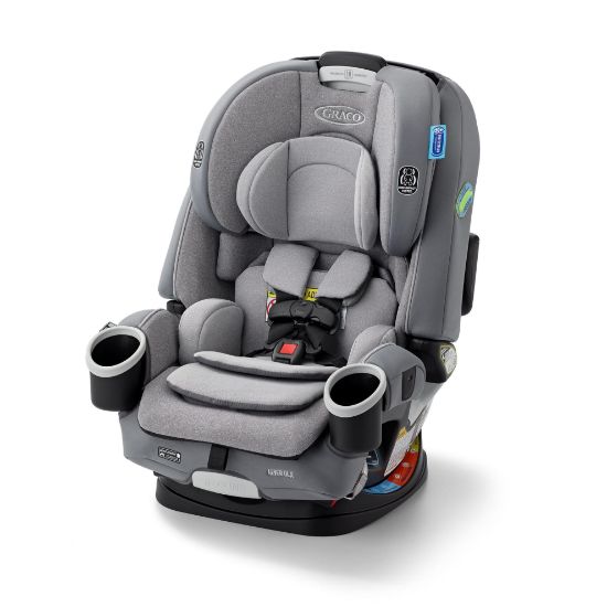 Picture of Graco 4Ever DLX 4-in-1 Car Seat, Charlie| Infant to Toddler Car Seat, with 10 Years of Use | Rear-Facing, Forward-Facing and Booster Modes | Safe, Comfortable and Convenient