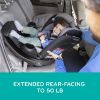 Picture of Evenflo Revolve360 Extend Convertible Car Seat with 360 Degree Rotation, Extended Rear-Facing, Forward-Facing, Booster Mode, and Secure Latch Install, Revere Gray