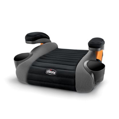 Picture of Chicco GoFit Backless Booster Car Seat Without Latch Attachment, Travel Booster Seat for Car, Portable Car Booster Seat for Children 40-110 lbs., Shark/Black/Grey