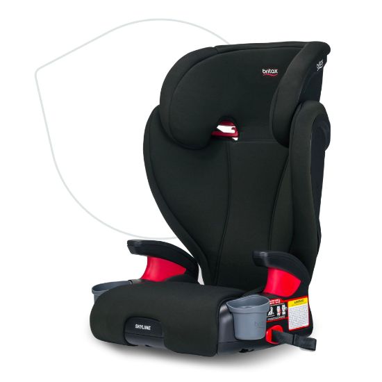 Picture of Britax Skyline 2-Stage Belt-Positioning Booster Car Seat, Dusk - Highback and Backless Seat