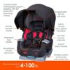 Picture of Baby Trend Cover Me 4-in-1 Convertible Car Seat, Scooter - Built-in Canopy, 4-Stage Growth System, Plush Comfort Padding, Multi-Position Recline