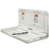 Picture of ECR4Kids Horizontal Wall-Mounted Changing Station, Baby Changer, White Granite