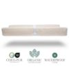 Picture of Organic Cotton Contoured Baby Changing Pad w/Waterproof Foam Mattress, Includes Soft, Removable & Washable Cover, Safety Strap, Non-Slip Bottom, Topper for Standard Size Infant Diaper Table & Dresser