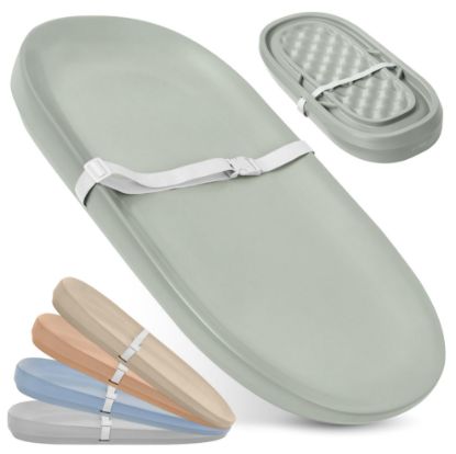 Picture of Jool Baby Waterproof Baby Changing Pad - Easy to Clean, Lightweight & Portable - Large Foam Cushion for Comfort (Sage)