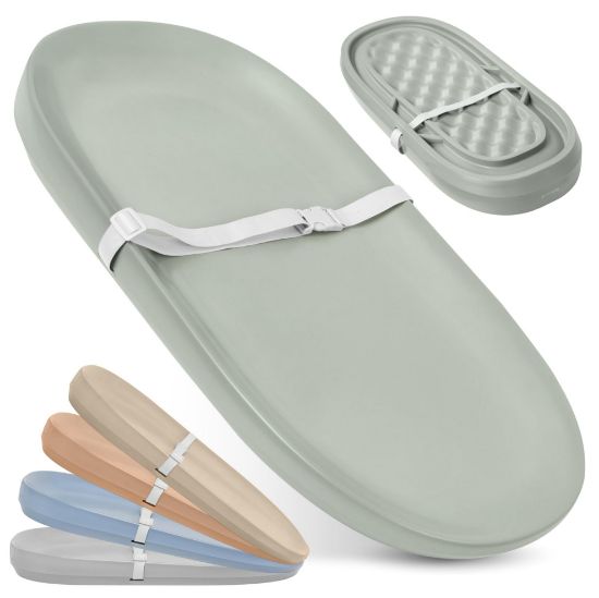 Picture of Jool Baby Waterproof Baby Changing Pad - Easy to Clean, Lightweight & Portable - Large Foam Cushion for Comfort (Sage)