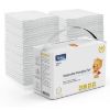 Picture of Disposable Changing Pad Liners (100 Pack) Super Soft, Disposable Changing Pads, Ultra Absorbent & Waterproof - Covers Any Surface for Mess Free Baby Diaper Changes (White)