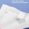 Picture of Disposable Changing Pad Liners (100 Pack) Super Soft, Disposable Changing Pads, Ultra Absorbent & Waterproof - Covers Any Surface for Mess Free Baby Diaper Changes (White)