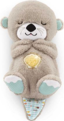 Picture of FISHER-PRICE BABY Toy Soothe 'n Snuggle Otter Portable Plush Sound Machine with Music Lights & Breathing Motion for Newborns 0+ Months